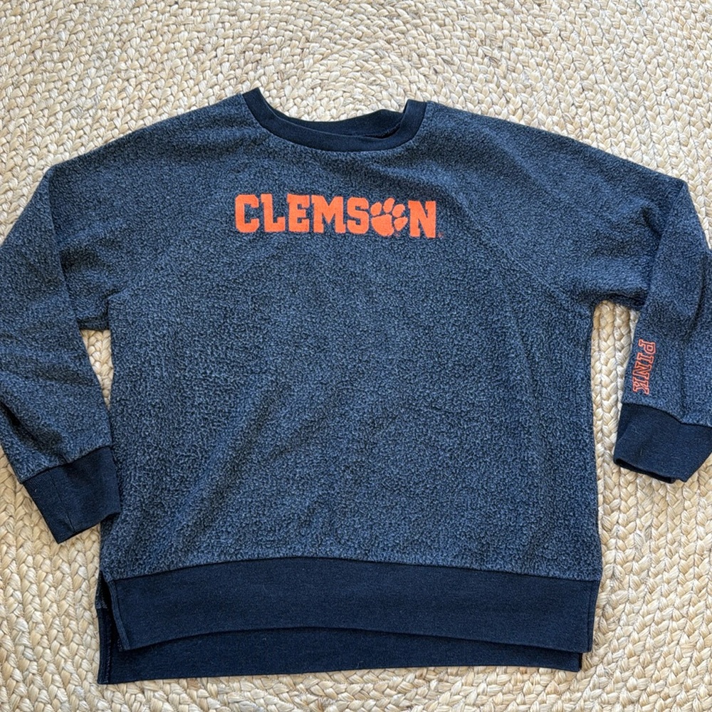 Victoria’s Secret Pink Clemson Tigers Crew Sweatshirt VS PINK Small